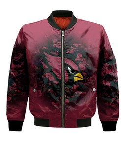 Arizona Cardinals Bomber Jacket Camouflage Vintage  - NFL