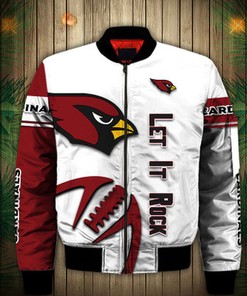 Arizona Cardinals Bomber Jacket Graphic balls gift for fans