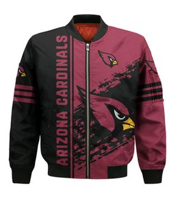 Arizona Cardinals Bomber Jacket Quarter Style - NFL