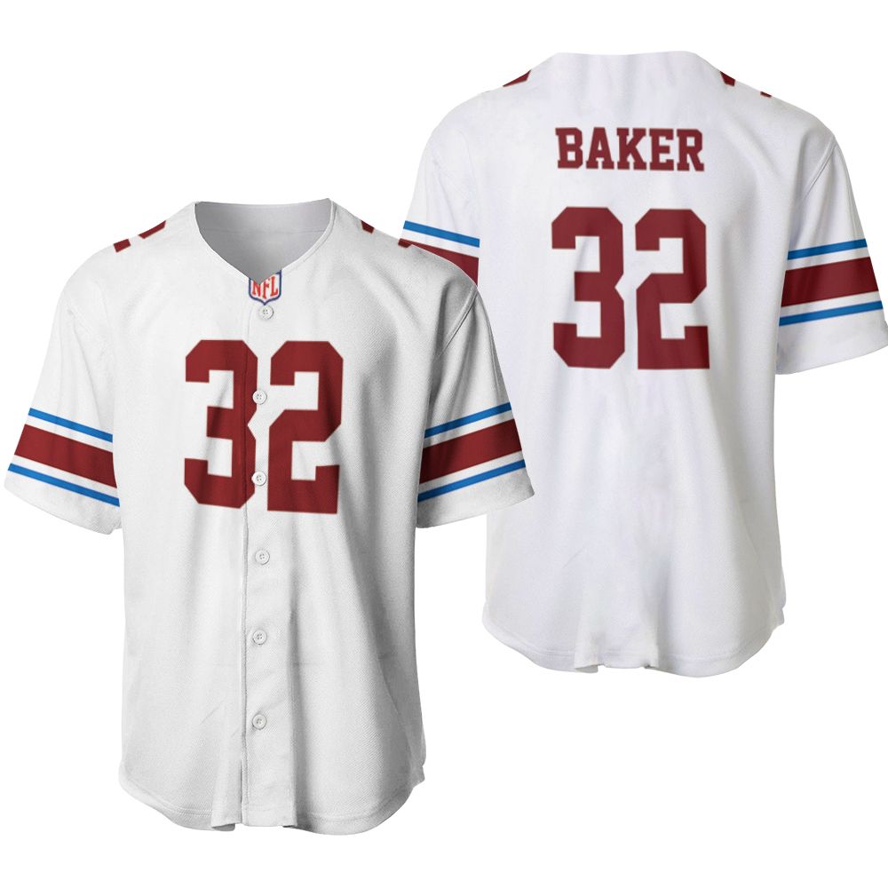 Arizona Cardinals Budda Baker #32 Great Player Nfl Legacy Vintage White 3d Designed Allover Gift For Arizona Fans Baseball Jersey