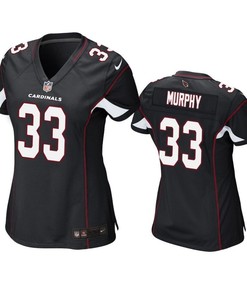 Arizona Cardinals Byron Murphy 2019 Nfl Draft Black Game Womens Jersey