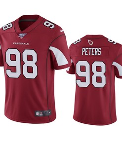 Arizona Cardinals Corey Peters Cardinal 100th Season Vapor Limited Jersey