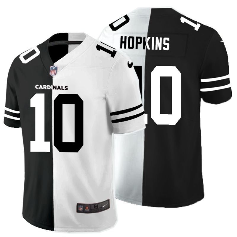 Arizona Cardinals Deandre Hopkins #10 Nfl 2020 Black And White Jersey