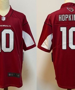 Arizona Cardinals Deandre Hopkins #10 Nfl 2020 Red Jersey