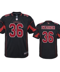 Arizona Cardinals D.j. Swearinger Black Color Rush Game Jersey
