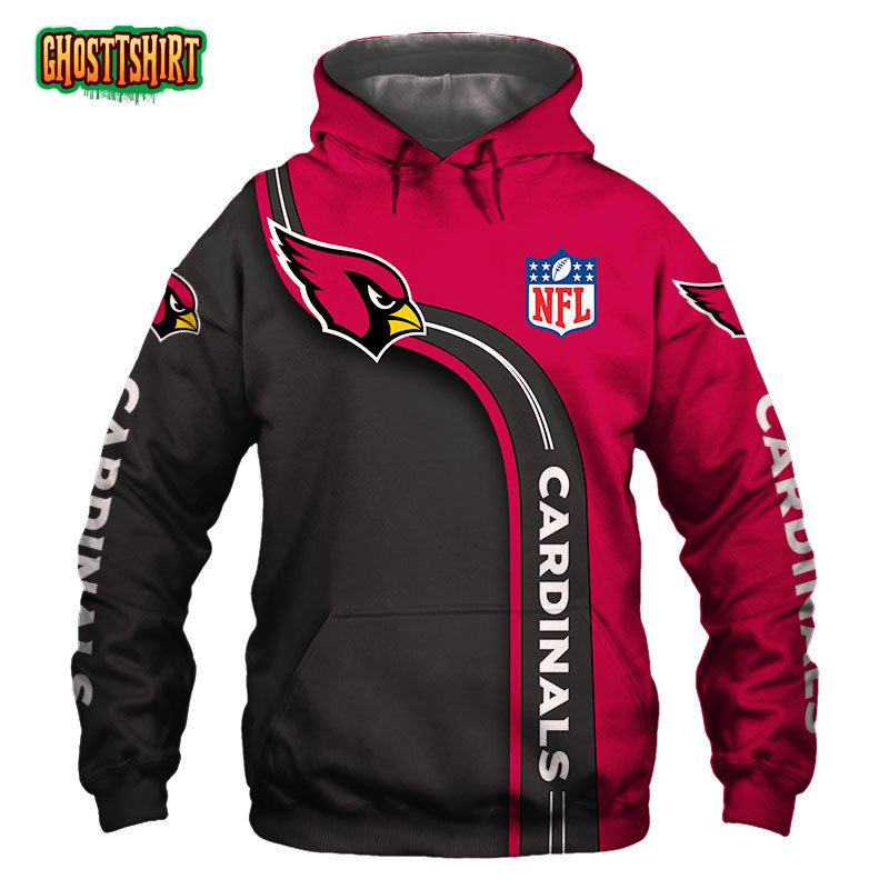 Arizona Cardinals Hoodie 3D Cute Sweatshirt Pullover Gift for Fans