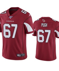 Arizona Cardinals Justin Pugh Cardinal 100th Season Vapor Limited Jersey