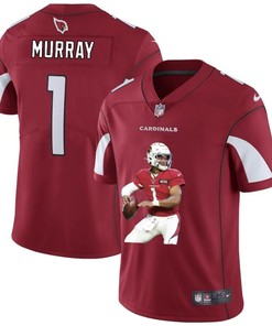 Arizona Cardinals Kyler Murray #1 Nfl Portrait Brandedition Red Jersey