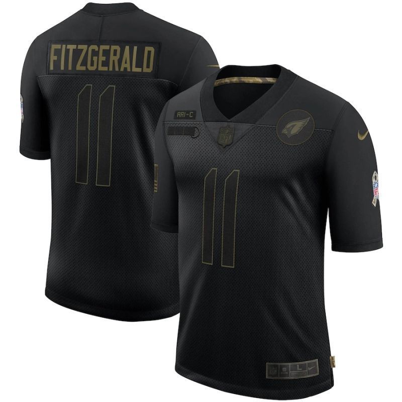 Arizona Cardinals Larry Fitzgerald #11 Nfl 2020 Black Jersey