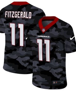 Arizona Cardinals Larry Fitzgerald #11 Nfl 2020 Camo Black Jersey