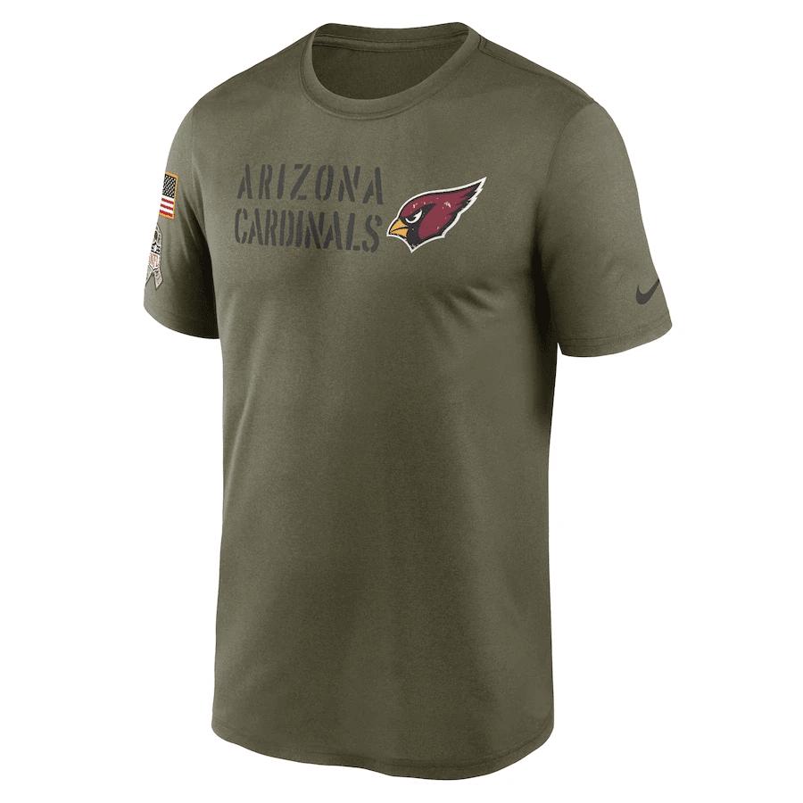 Arizona Cardinals Men 2022 Salute to Service Legend Team T-Shirt - Olive