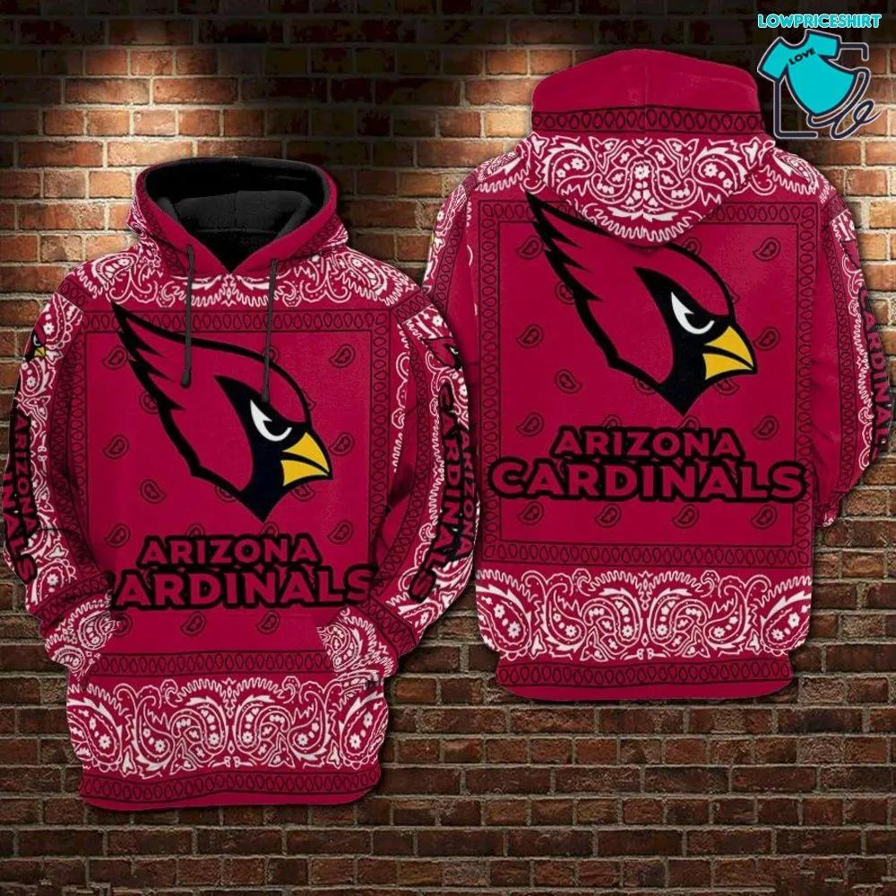 Arizona Cardinals NFL Gifts Football 3D Hoodie All Over Printed