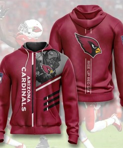 Arizona Cardinals NFL Logo 3D Hoodie American Football 3D Hoodie