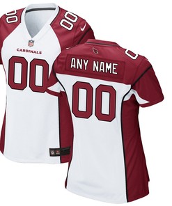 Arizona Cardinals Nike Womens Custom Game Jersey - White