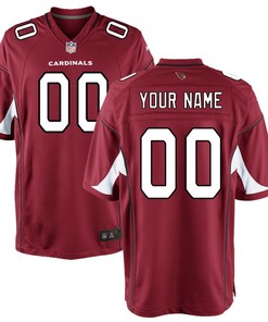 Arizona Cardinals Nike Youth Custom Game Jersey - Cardinal