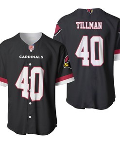 Arizona Cardinals Pat Tillman #40 Great Player Nfl Alternate Game Black 2019 3d Designed Allover Gift For Arizona Fans Baseball Jersey