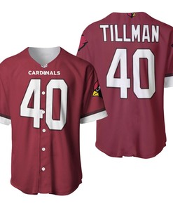 Arizona Cardinals Pat Tillman #40 Nfl 2019 Draft First Round Pick Game 3d Designed Allover Gift For Arizona Fans Baseball Jersey