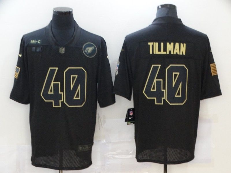 Arizona Cardinals Pat Tillman #40 Nfl 2020 Black Jersey