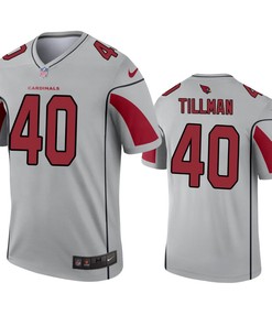 Arizona Cardinals Pat Tillman Silver Inverted Legend Jersey
