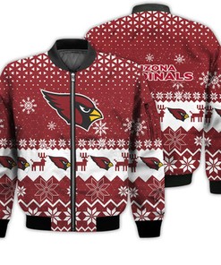 Arizona Cardinals Sports Football American Ugly Christmas Sweater Gifts Unisex 3D Bomber Jacket