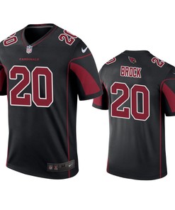 Arizona Cardinals Tramaine Brock Black Color Rush Legend Jersey - Mens