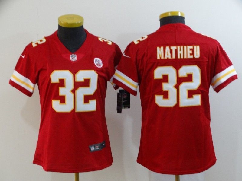Arizona Cardinals Tyrann Mathieu #32 Nfl 2020 Crimson Womens Jersey