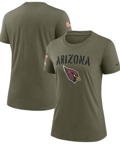 Arizona Cardinals Women's 2022 Salute To Service Legend T-Shirt - Olive