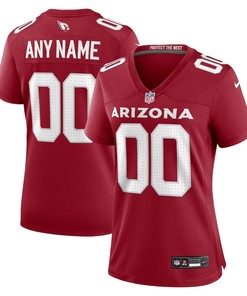 Arizona Cardinals Women's Custom Game Jersey - Cardinal