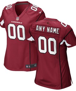 Arizona Cardinals Womens Custom Game Jersey Cardinal Custom Jerseys Nfl