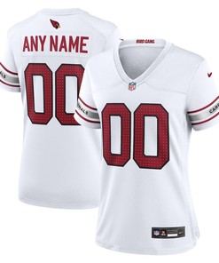 Arizona Cardinals Women's Custom Game Jersey - White