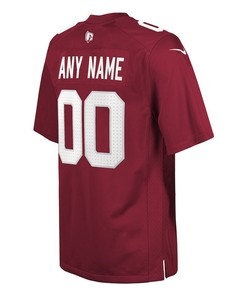 Arizona Cardinals Youth Custom Game Jersey - Cardinal