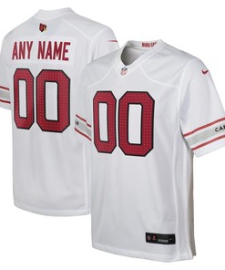 Arizona Cardinals Youth Custom Game Jersey - White