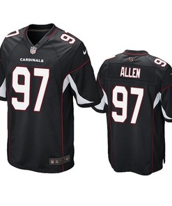 Arizona Cardinals Zach Allen 2019 Nfl Draft Black Game Jersey