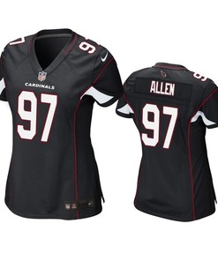 Arizona Cardinals Zach Allen 2019 Nfl Draft Black Game Womens Jersey