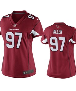 Arizona Cardinals Zach Allen 2019 Nfl Draft Cardinal Game Womens Jersey