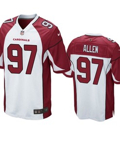 Arizona Cardinals Zach Allen 2019 Nfl Draft White Game Jersey