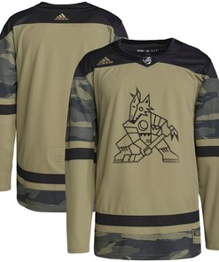 Arizona Coyotes Adidas Military Appreciation Team Authentic Practice Jersey - Camo Nhl