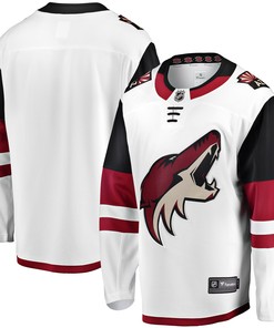 Arizona Coyotes Fanatics Branded Breakaway Away Jersey White Nhl