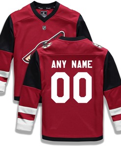 Arizona Coyotes Fanatics Branded Home Replica Custom Jersey - Red Custom Jerseys Nhl