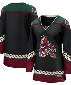 Arizona Coyotes Fanatics Branded Womens 2021/22 Home Breakaway Jersey - Black Nhl