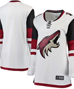 Arizona Coyotes Fanatics Branded Womens Away Breakaway Jersey - White Nhl