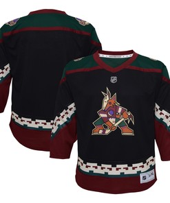 Arizona Coyotes Toddler 2021/22 Home Replica Jersey - Black Nhl