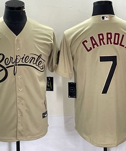 Arizona Diamondbacks #7 Corbin Carroll 2021 Gold City Connect Jersey