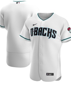 Arizona Diamondbacks Alternate Authentic Team Jersey - White/teal Mlb
