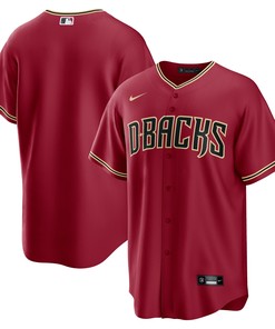 Arizona Diamondbacks Alternate Replica Team Jersey - Red Mlb