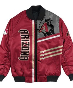 Arizona Diamondbacks Bomber Jacket Personalized Baseball For Fan - MLB