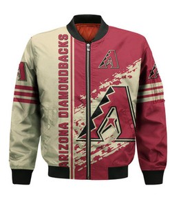 Arizona Diamondbacks Bomber Jacket Quarter Style - MLB