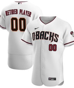 Arizona Diamondbacks Home Pick-a-player Retired Roster Authentic Jersey - White Custom Jerseys Mlb