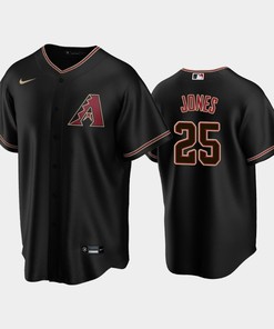 Arizona Diamondbacks Jersey, Druw Jones 25 2022-23 Draft Black Alternate Jersey