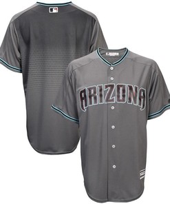 Arizona Diamondbacks Jersey, Official Fashion Cool Base Team Jersey - Gray Teal